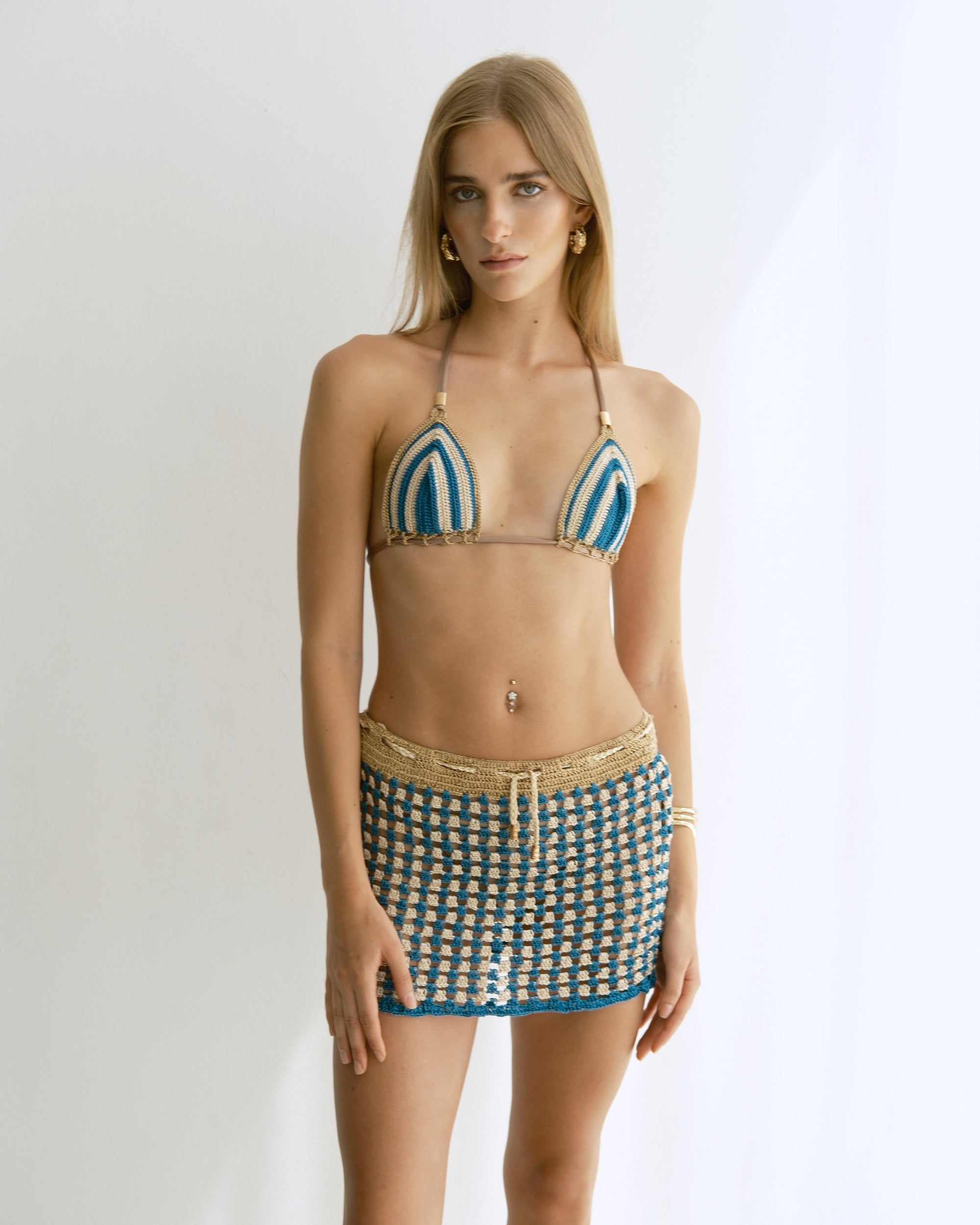 Ibiza Skirt Midnight Champagne