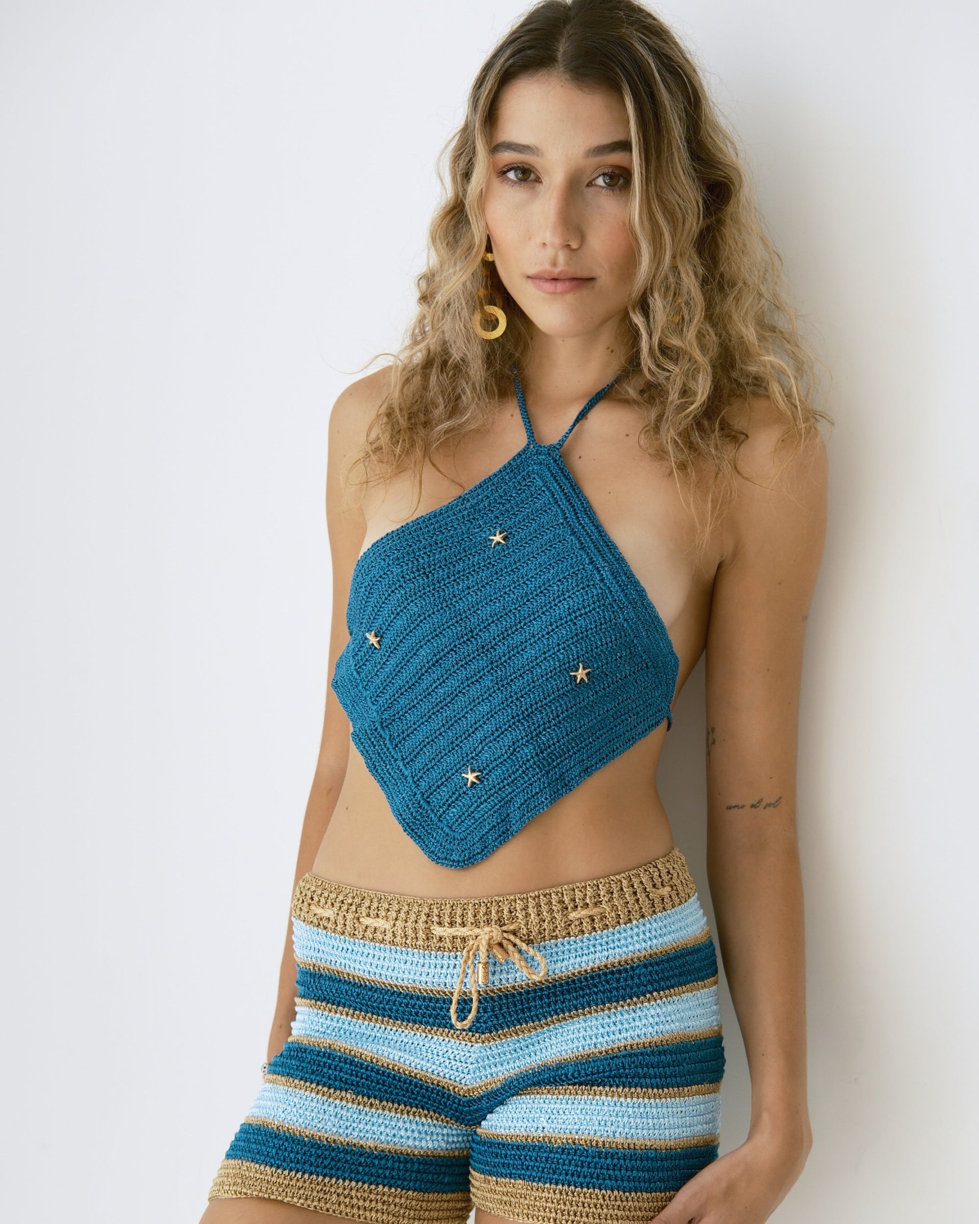 Pearl Top Ocean Teal
